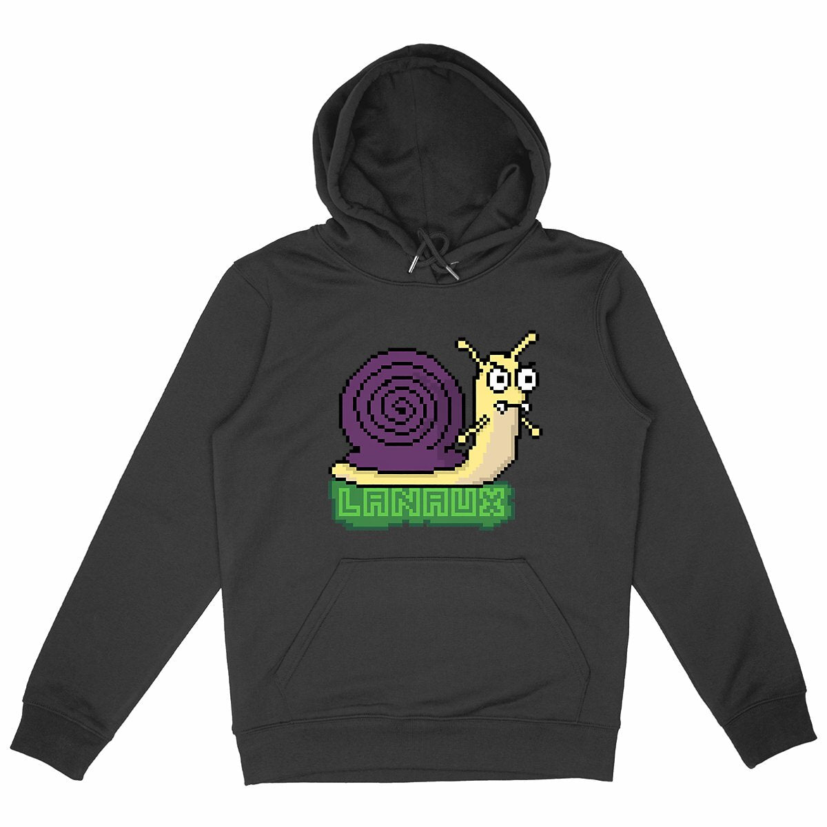 Lanaux 8bit Unisex Hoodie designed by Squonko