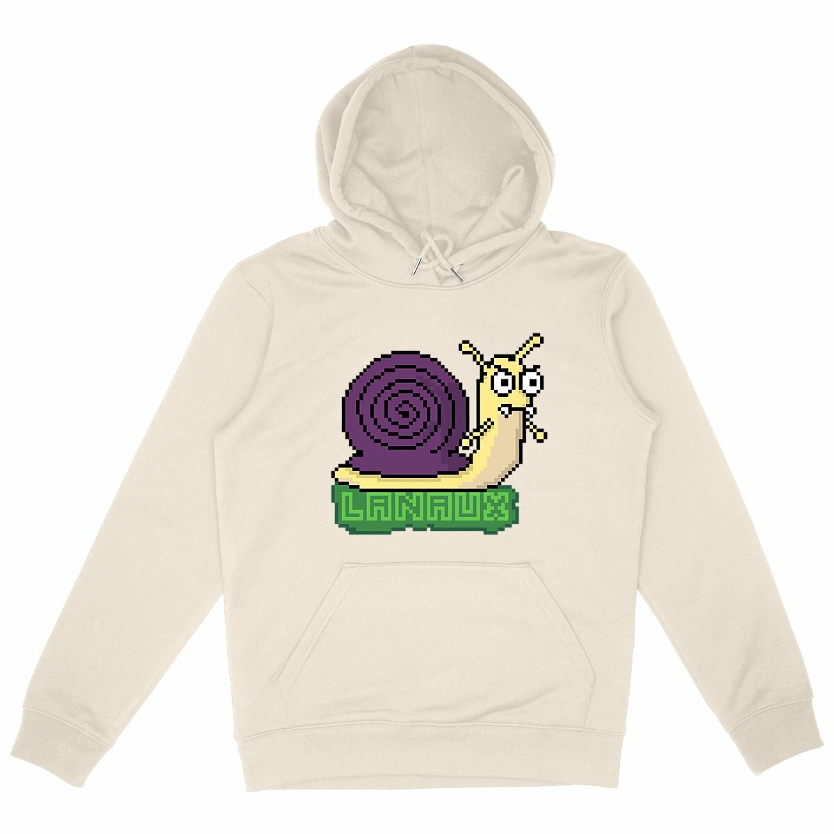 Lanaux 8bit Unisex Hoodie designed by Squonko