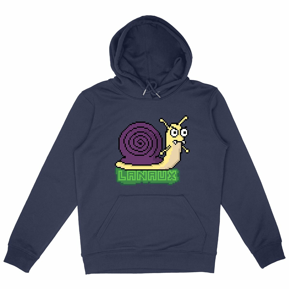 Lanaux 8bit Unisex Hoodie designed by Squonko