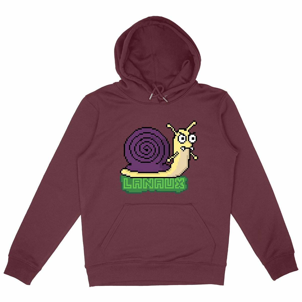 Lanaux 8bit Unisex Hoodie designed by Squonko